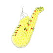 This imaginative funeral tribute reimagines a saxophone entirely in flowers, its form recreated with exceptional detail and sensitivity. The body of the instrument is densely cushioned with small yellow chrysanthemums, their soft, ruffled petals pressed tightly together to evoke the smooth sheen of brass while retaining the gentle texture of fresh blooms. From the curved bell at the bottom to the gracefully arched neck at the top, the saxophone's silhouette is clear and authentic, as if it could have been lifted from a jazz session in an Epping venue and transformed into flowers overnight. Running in vertical lines along the length, like keys waiting to be pressed, are garlands of vivid orange-red spray roses. These tiny rose heads, combined with scattered sprigs of rich green foliage, add depth, contrast, and a sense of rhythm, mirroring the flow of music itself. Subtle, light green structural wires can be seen in places, revealing the careful craftsmanship involved and echoing the unseen mechanics inside a real instrument. The tribute is photographed against a bright white background, and a soft shadow beneath it provides a sense of three-dimensional weight and presence. The overall impression is one of melodic remembrance, making it a meaningful piece for honouring a musician, jazz fan, or music teacher from Epping and nearby communities. Whether placed in a church, crematorium chapel, or family home, this floral saxophone suggests that although the final note has been played, the music of that person's life continues to resonate in loving memory.